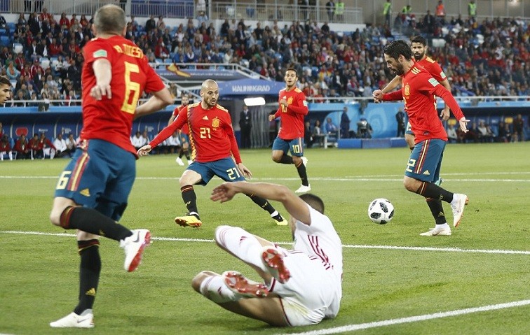Selecció espanyola la vermella espanya Marroc mundial rússia 25062018