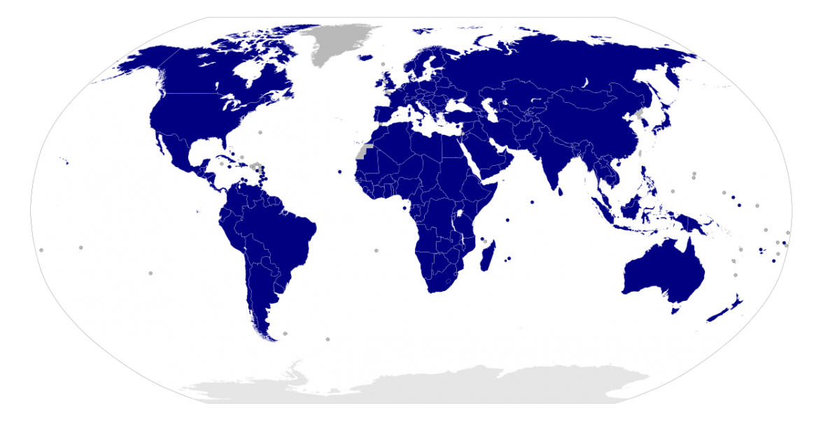 Mapa pau00edses interpol