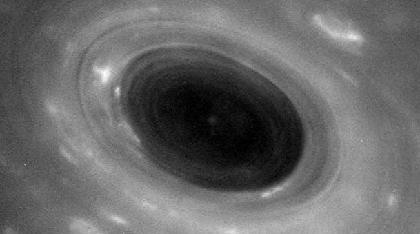 Imatge de la atmu00f3sfera de Saturn NASA