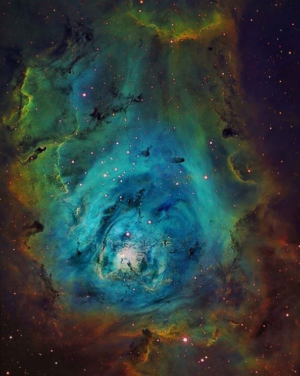 M8 Imatge presa pel Telescopi espacial Hubble