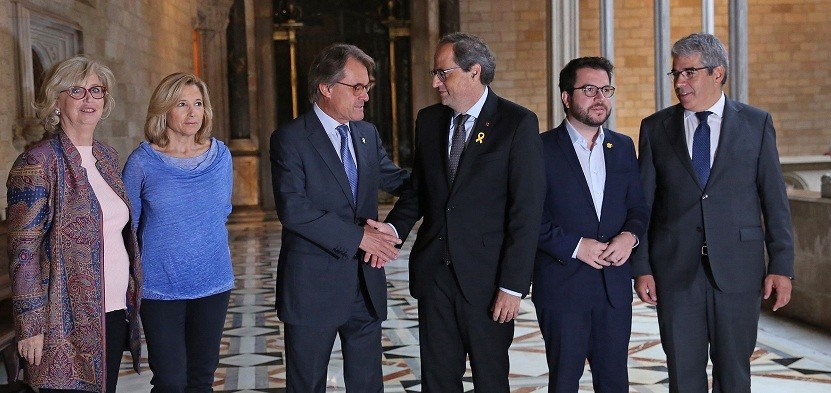 Artur mes quim torra joana ortega francesc homs 09102018