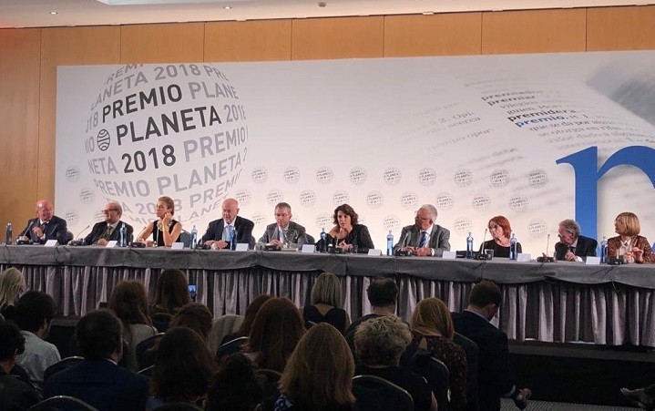 Roda de premsa del Premi Planeta 2018