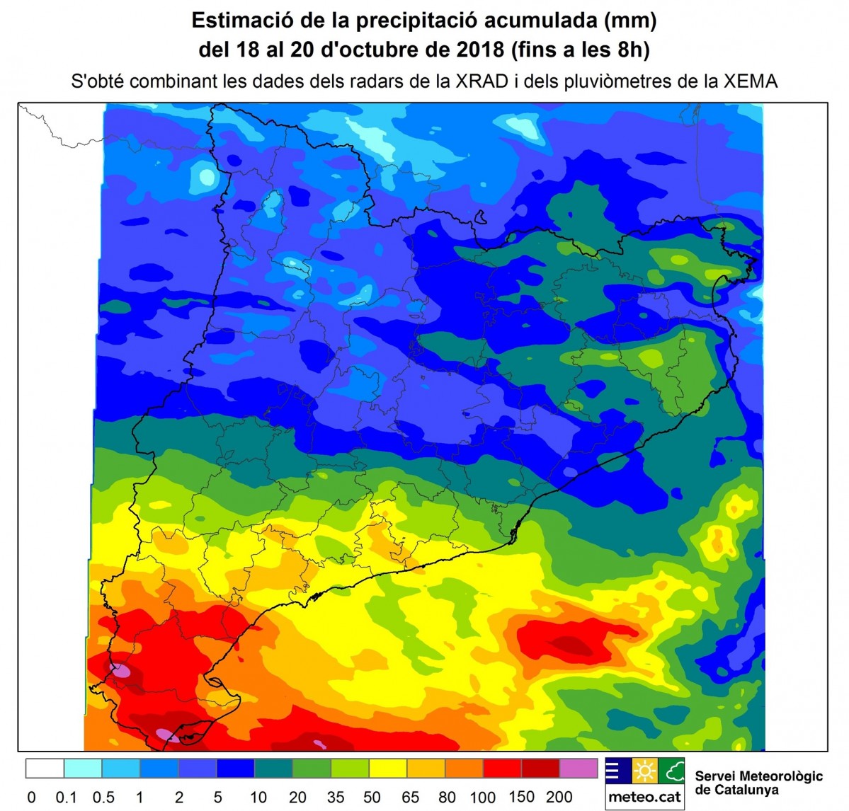 Precipitacions octubre ep