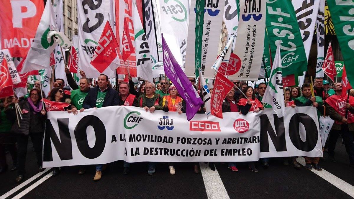 Vaga Funcionaris de Justícia CCOO