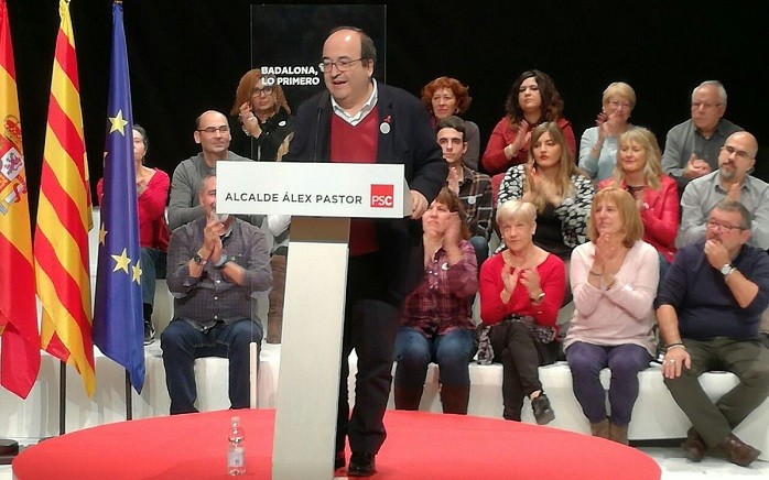 Miquel Iceta a Badalona