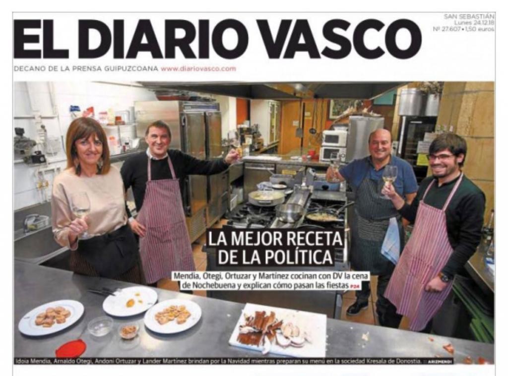Portada diari basc