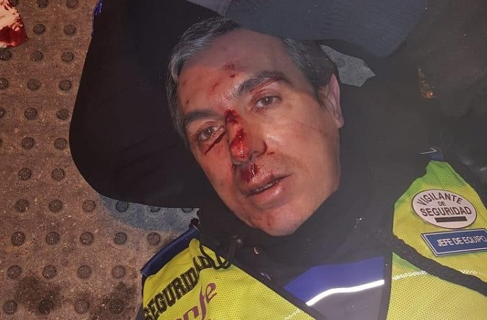 Agressió vigilant renfe