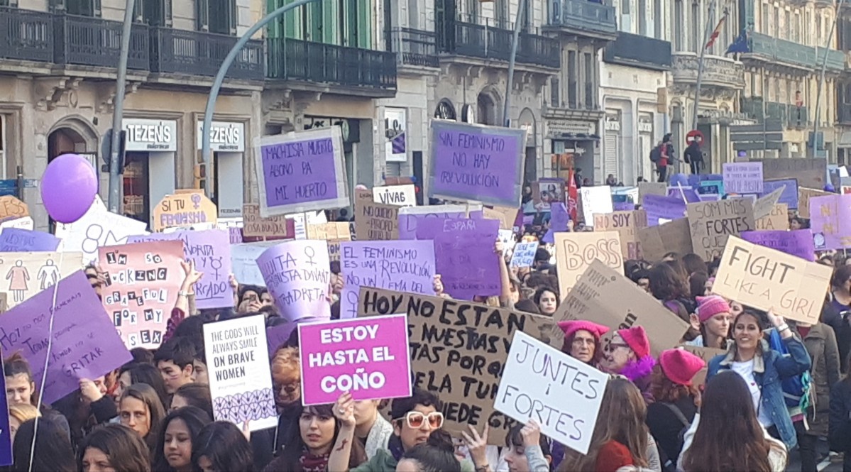 Estudiants barcelona 8M