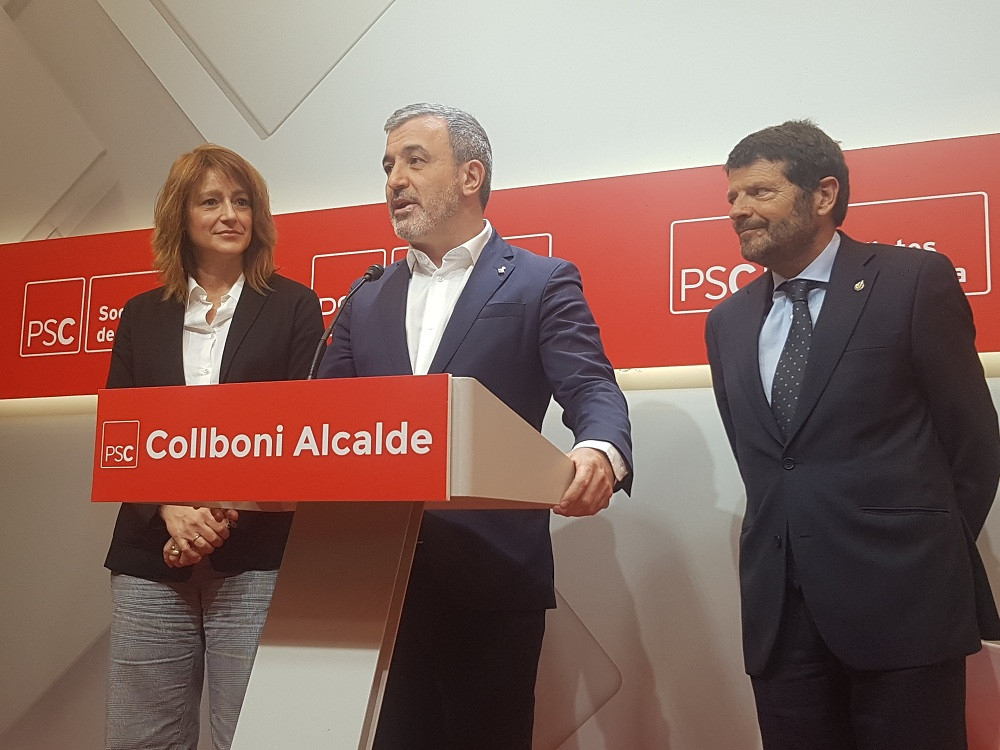 Laia Bonet Jaume Collboni i Albert Batlle