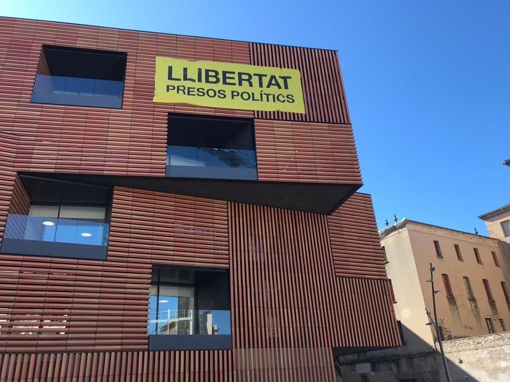 Pancarta presos Massana