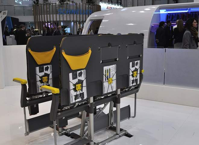 El model avio interiors Skyrider 3.0, seient de peu per viones