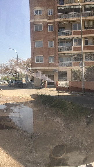 Aigua estancada xaloc
