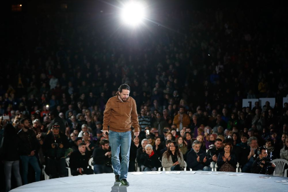 Pablo Iglesias tancament míting