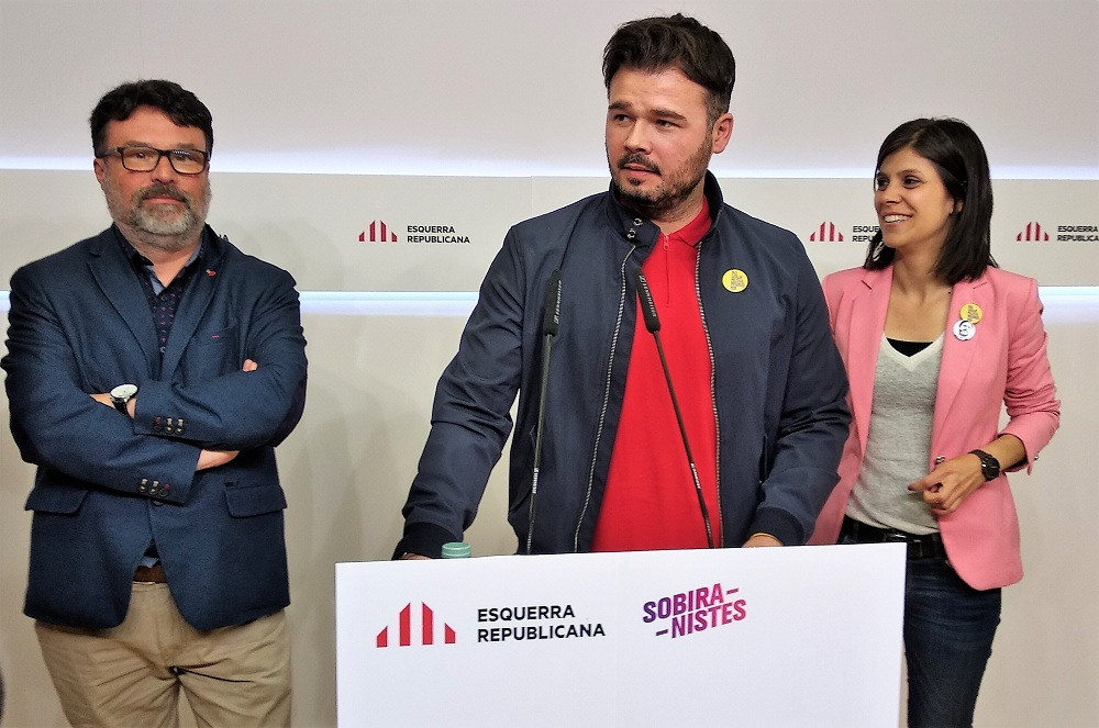 Joan Josep Nuet Gabriel Rufiu00e1n Marta Vilalta (ERC)