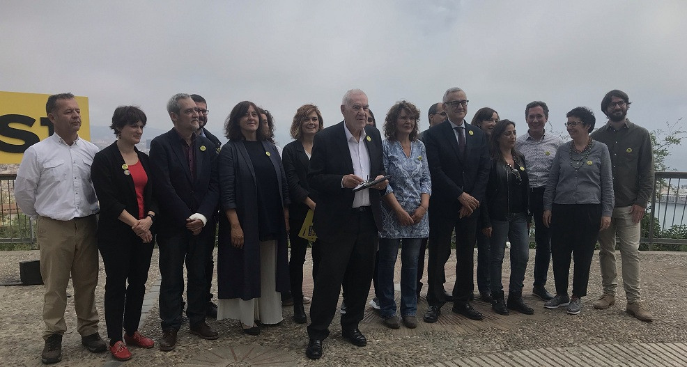 Ernest Maragall i Elisenda Alamany encapçalen els membres de la candidatura d'ERC