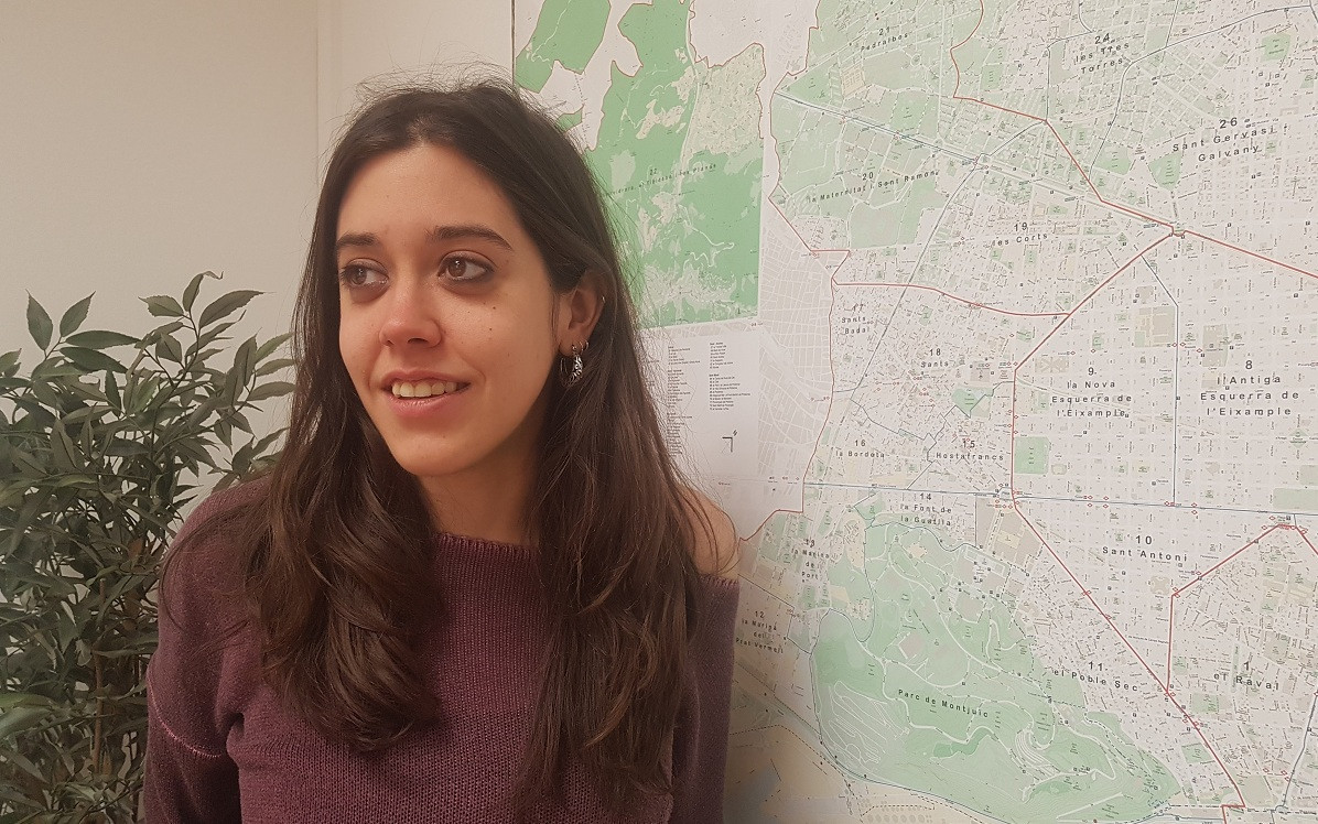 La candidata de la CUP Capgirem a Barcelona Anna Sortint