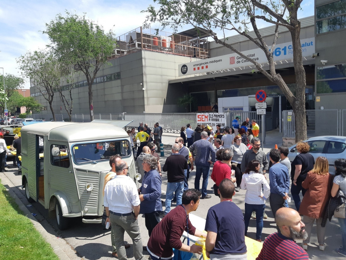 Segona jornada vaga ambulàncies