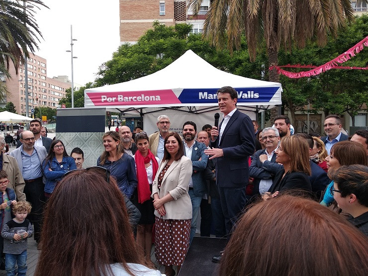 Manuel Valls míting sagrera