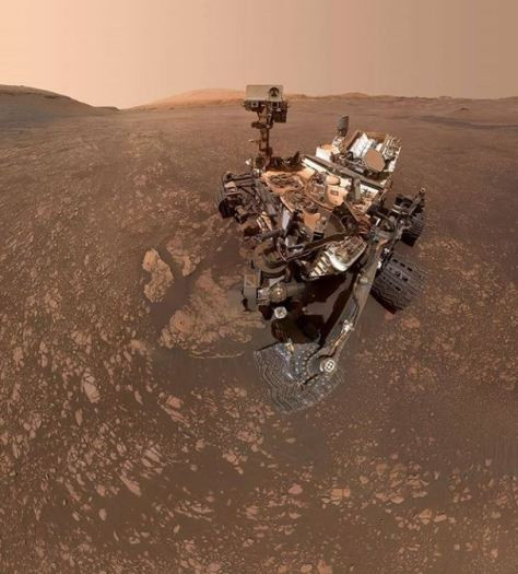 El selfie del rover Curiosity des de Mart