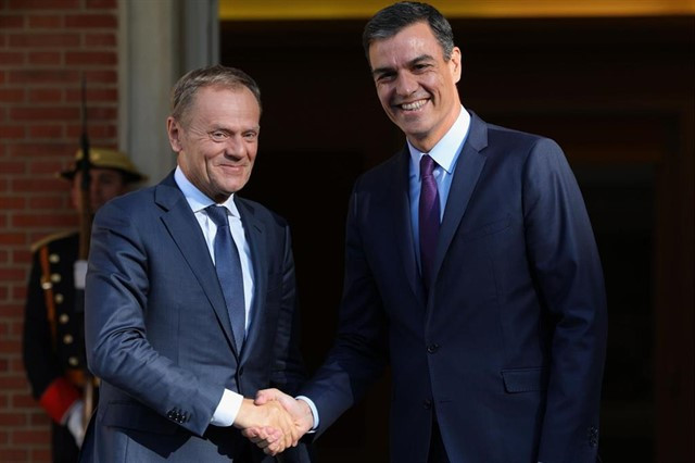 Reuniu00f3n de Tusk i Sanchez