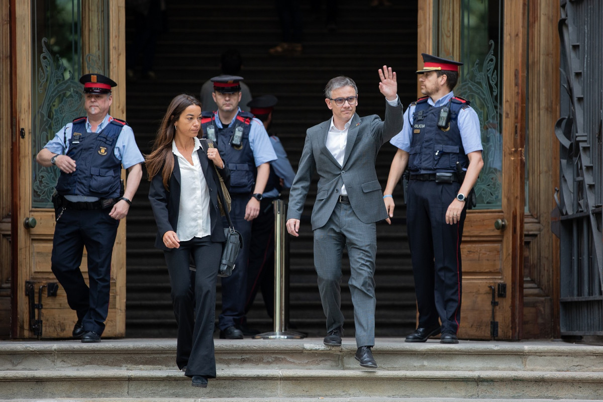 El diputat d'ERC i exsecretari d'Economu00eda, Josep Maria Jovu00e9, surt del Tribunal Superior de Justícia de Catalunya