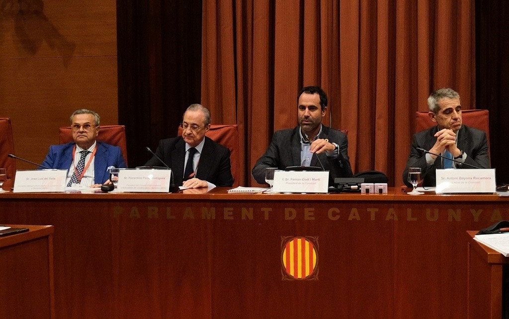 Florentino Pu00e9rez a la comisiu00f3n de investigaciu00f3n sobre el projecte Castor