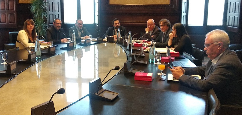 Mesa del Parlament juny 2019