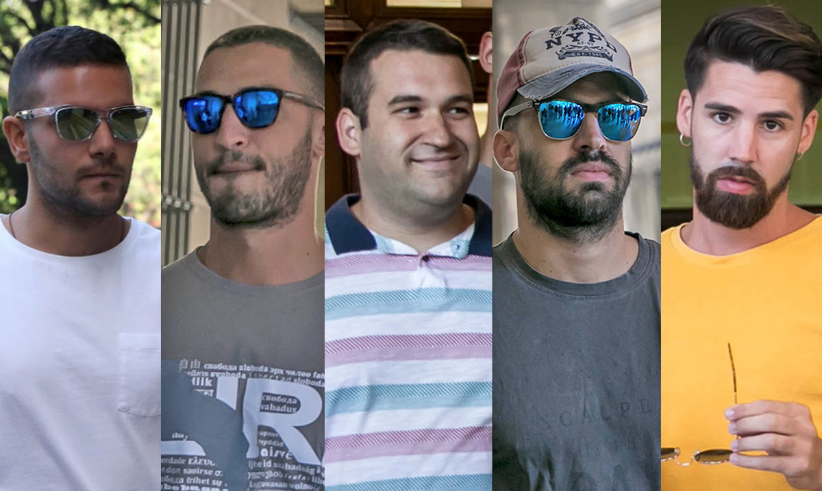 Els cinc membres de 'La Rajada'