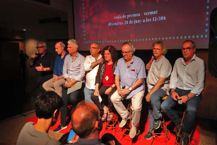 Els socis de 3 x 3 en el seu comiat del Teatre Victòria