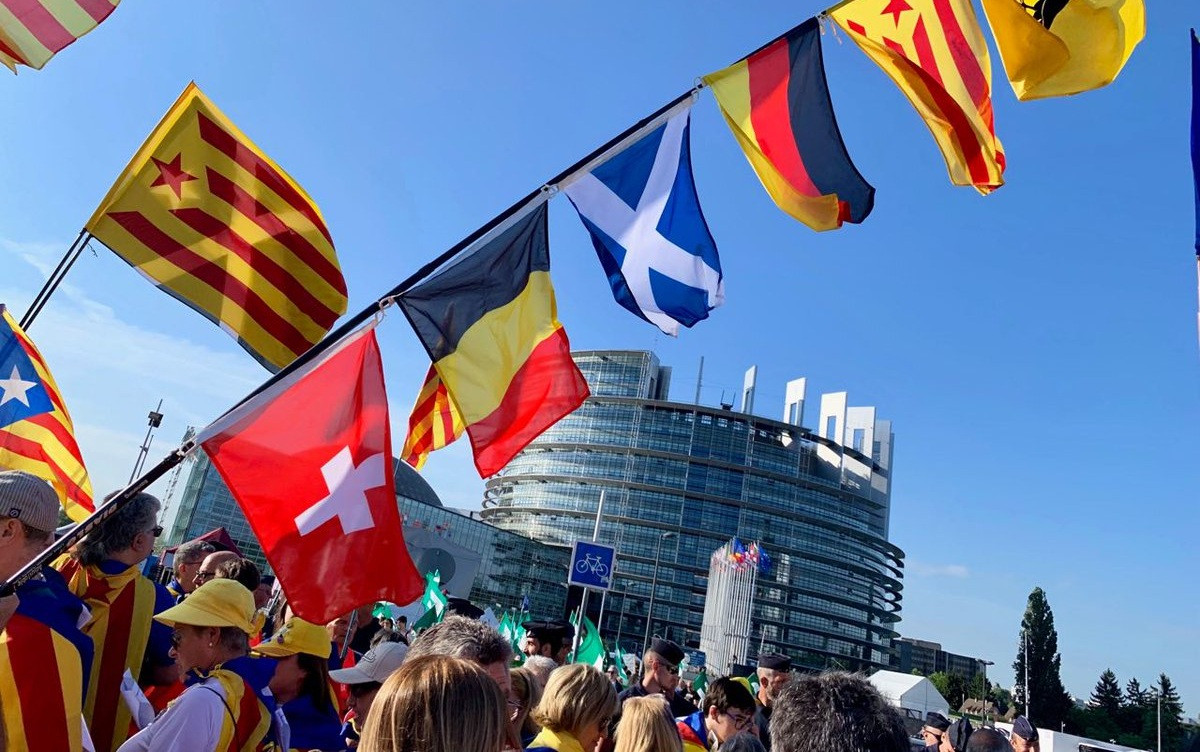 Manifestació independentista estrasburg
