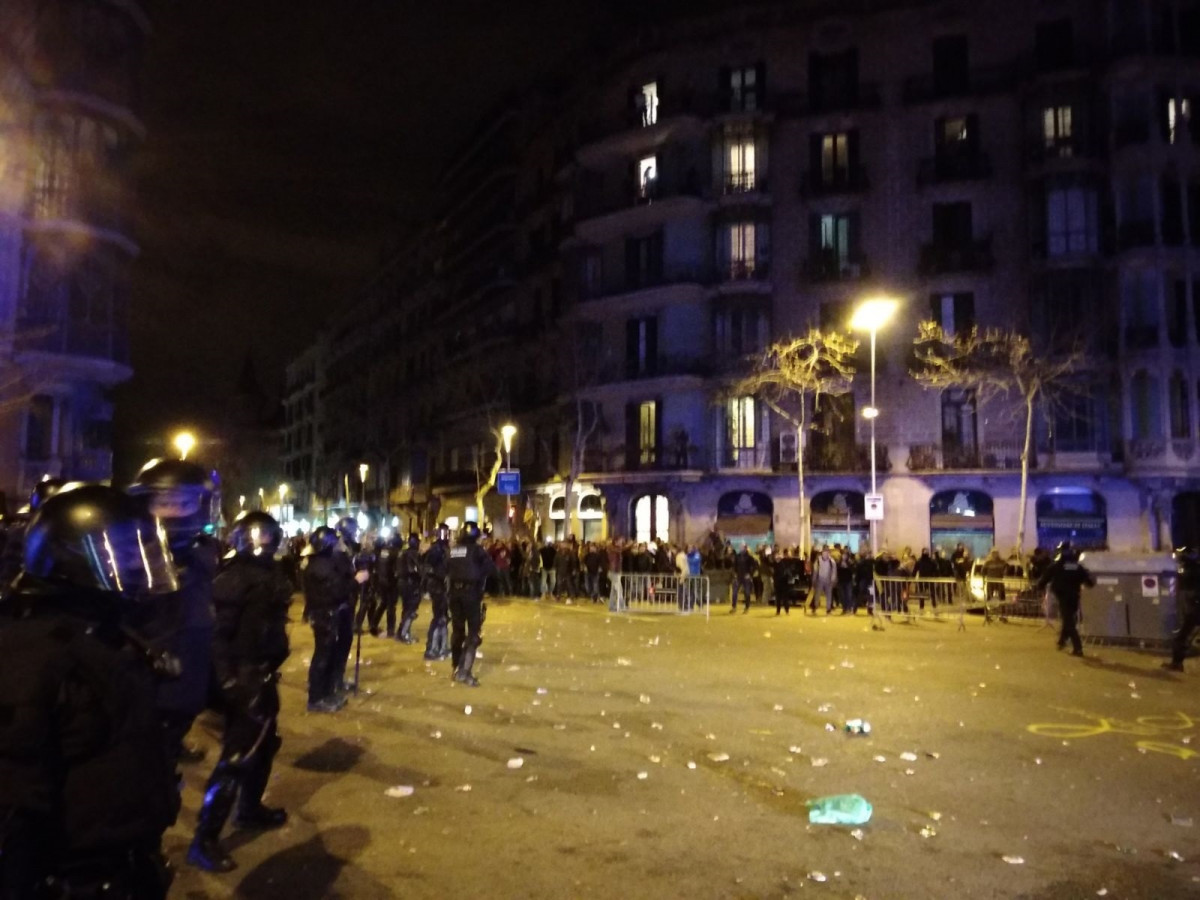 MANIFESTACIÓ INCIDENTS DELEGACION GOVERN BARCELONA