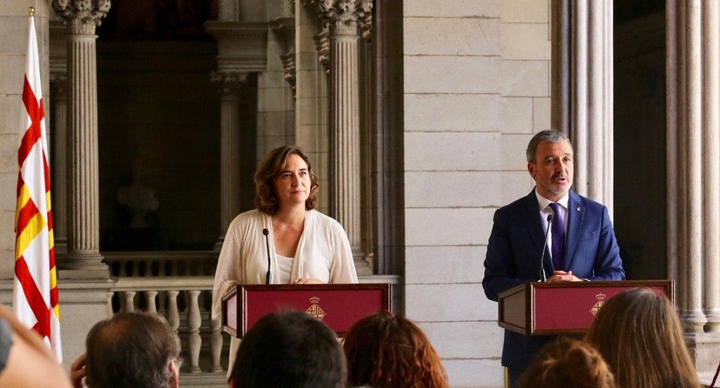 Ada Colau i Jaume Collboni es reparteixen el poder a Barcelona