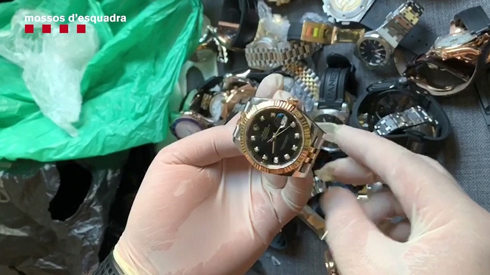 Robatoris rellotges de luxe