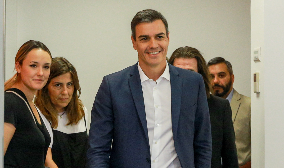 Pedro Sánchez compareixença del 9 d'agost