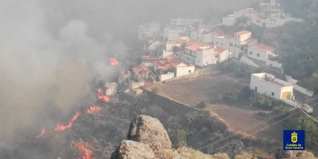 Incendi a Gran Canària imatge