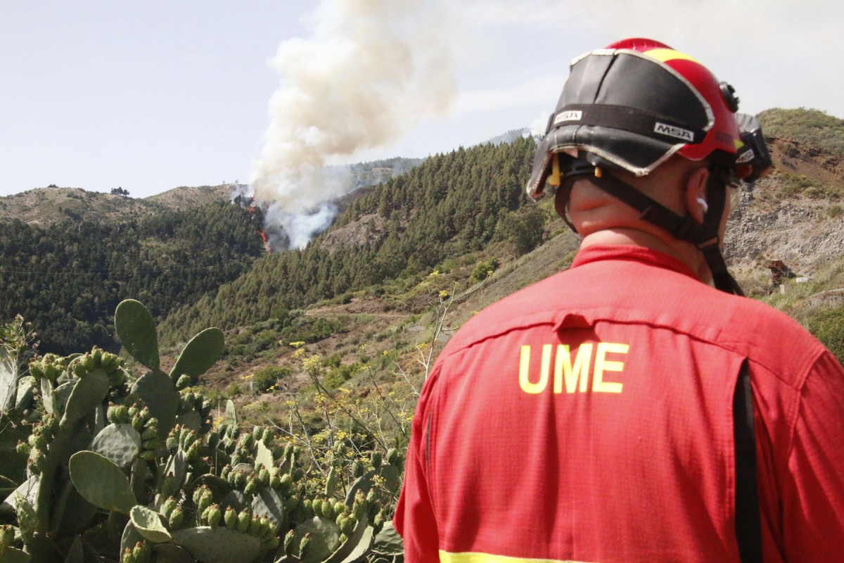 Segona jornada de l'incendi de Gran Canària