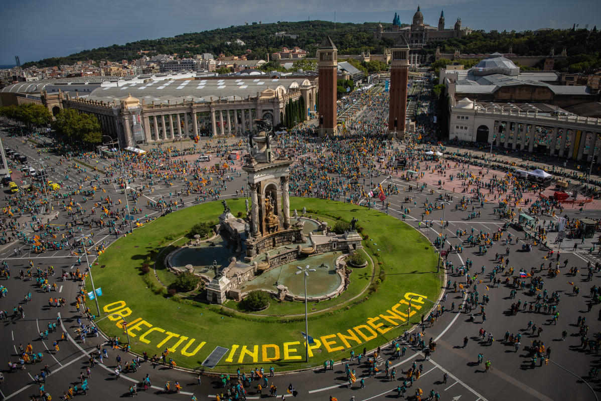 Plaça de Espau00f1a Diada 2019