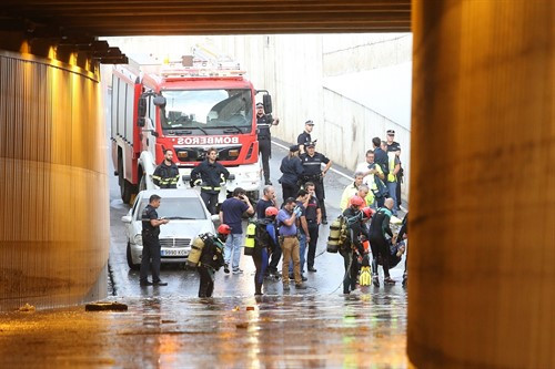Un mort en Almeru00eda pel temporal