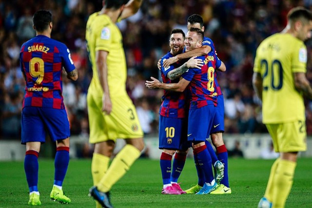 Messi fc barcelona villarreal
