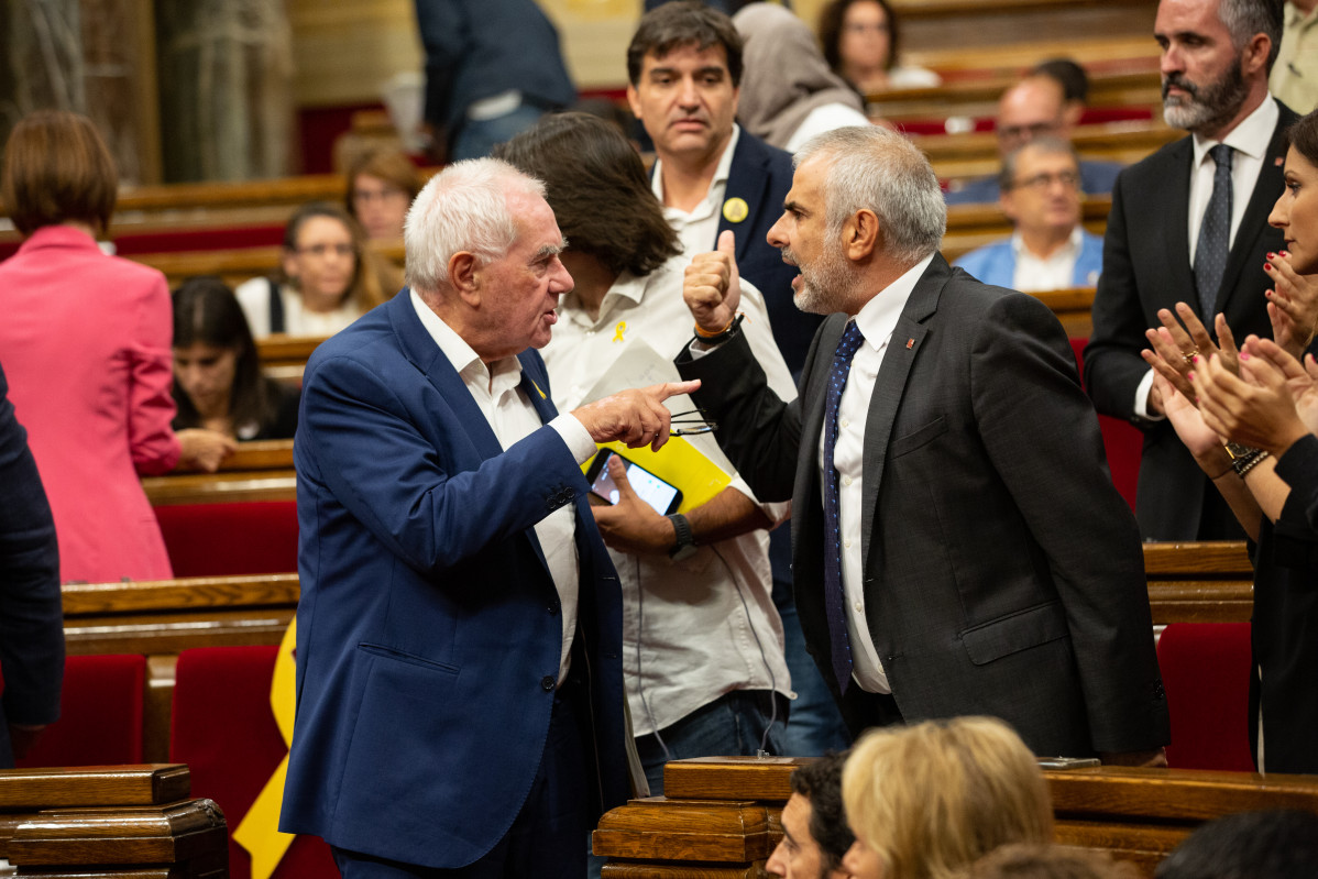 Carrizosa i Maragall al Parlament després de la presó incondicional dels CDR