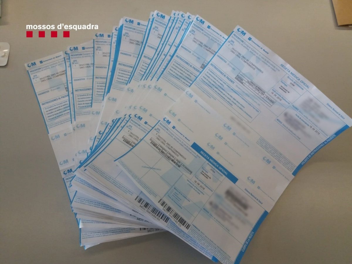 EuropaPress 2399324 Receptes mu00e9dicas falsificades
