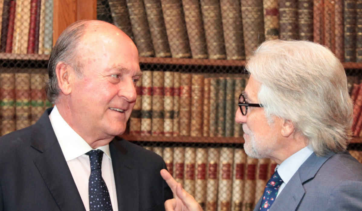 Enrique Lacalle amb Josep Su00e1nchez Llibre