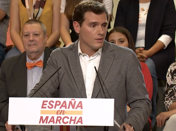 Albert Rivera Díaz aixeca el veto al PSOE
