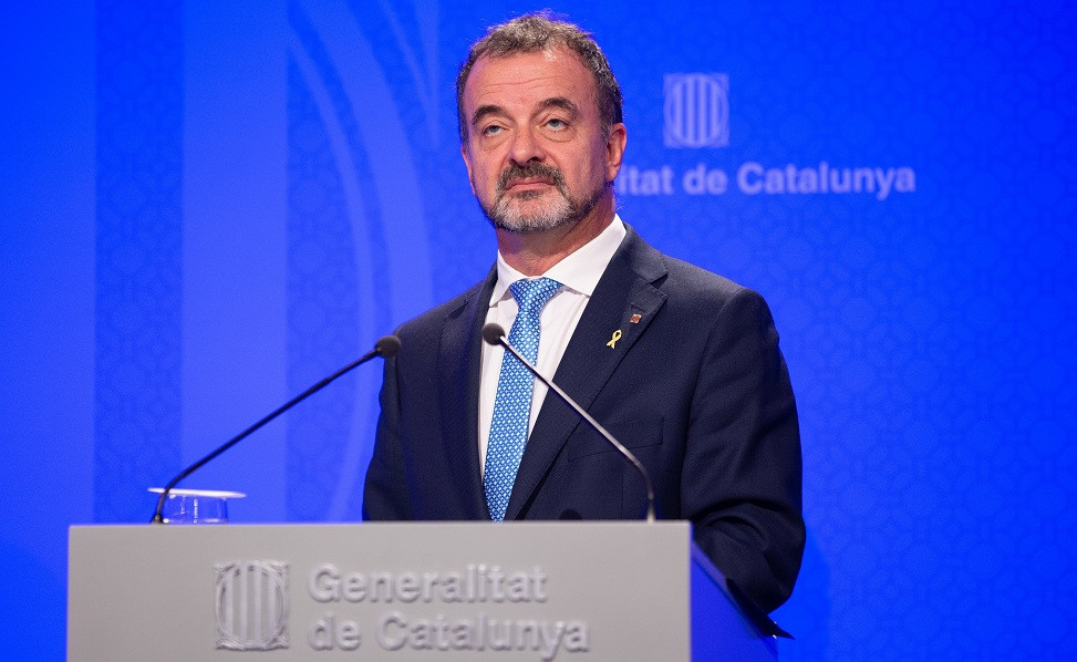 Alfred Bosch després de la reunió de Consell Executiu