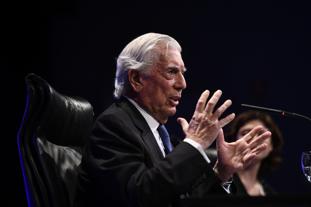 Marioa Vargas Llosa presenta la seva nova novel·la 'Temps Forts'