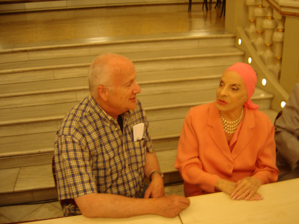 Pau Ignasi Dalmases amb Alicia Alonso