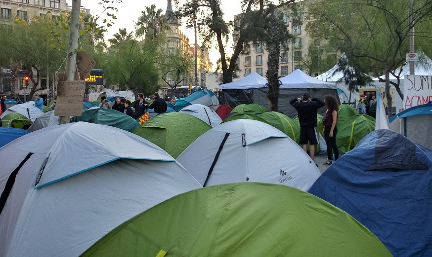 acampada universitat