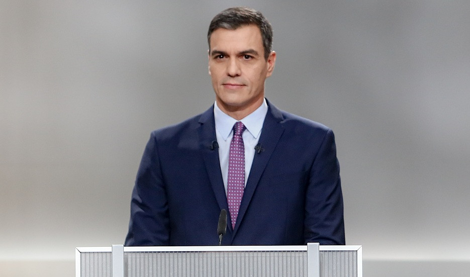 Pere Su00e1nchez en el debat electoral
