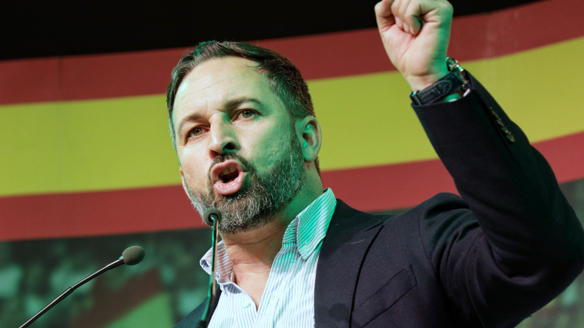 El president de Vox i candidat presidencial, Santiago Abascal, en una imatge d'arxiu