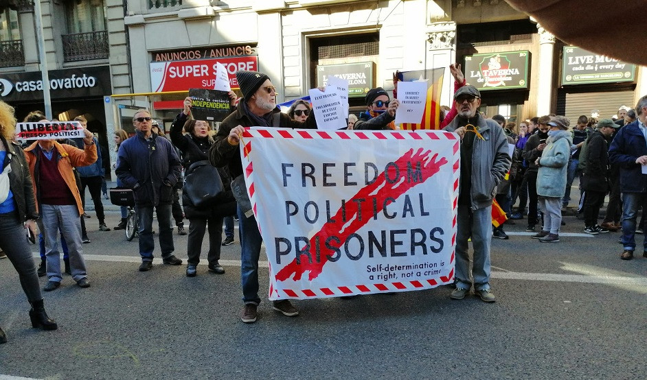 Manifestant consolat frança